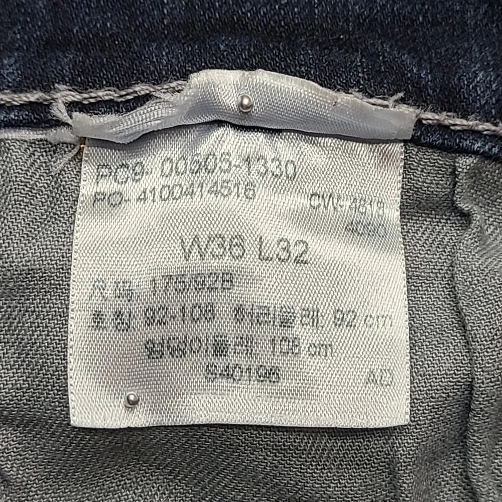 Levi's 505 Regular Fit‎ Jeans Mens 36x32 Blue Excellent Straight Leg Denim